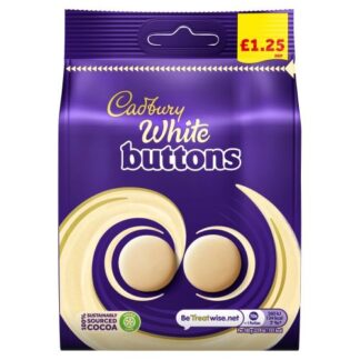 Cadbury White Giant Buttons Chocolate Bag 95g