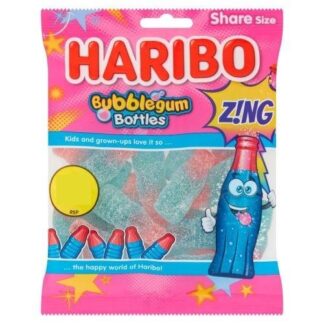 HARIBO Bubblegum Bottles Zing 160g
