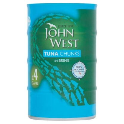 John West Tuna Chunks In Brine 4X145g