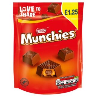Munchies Milk Chocolate and Caramel Sharing Bag 81g