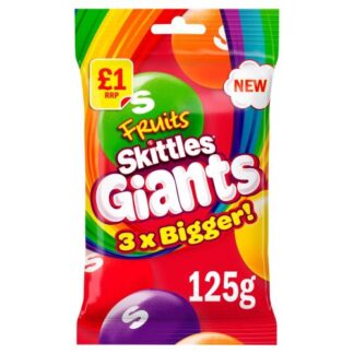 Skittles Giants Fruit Sweets Bag 125g
