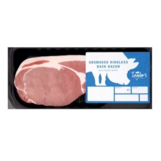 Taylors Unsmoked Bacon 250g