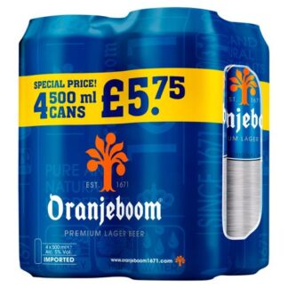 Oranjeboom Premium Lager Beer Original 4 x 500ml