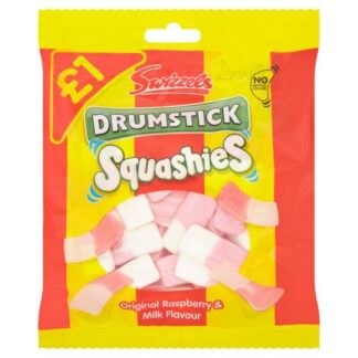 Swizzels Drumstick Squashies Original Raspberry and Milk 145g