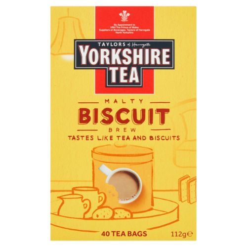 Yorkshire Tea Biscuit Brew 40 Tea Bags – BritishFoodMart