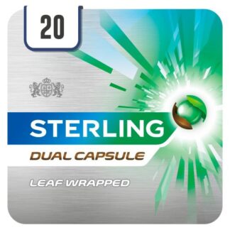 Sterling Dual Capsule Leaf Wrapped 20