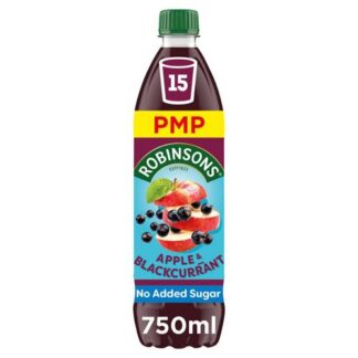 Robinsons Apple & Blackcurrant No Added Sugar Squash 750ml