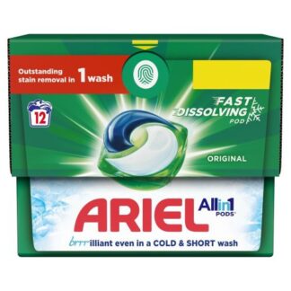 Ariel All-in-1 Pods Washing Liquid Capsules Original 12 Washes