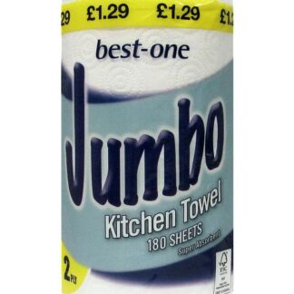 Bestone Jumbo Kitchen Towel 2ply White