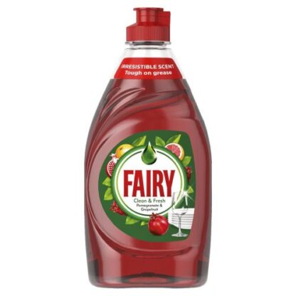 Fairy Clean & Fresh Washing Up Liquid Pomegranate and Grapefruit 320ML
