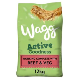 Wagg Active Goodness Rich in Beef & Veg 12kg