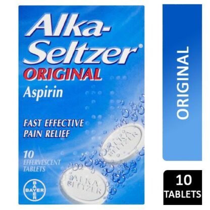 Alka-Seltzer Original Aspirin 10 Effervescent Tablets
