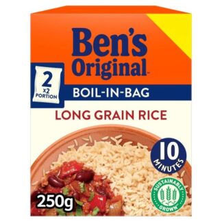 Bens Original Boil In Bag Long Grain Rice 2 x 125g