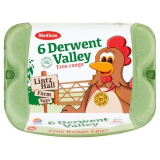 Derwent Valley Free Range Eggs Medium Box Of 6