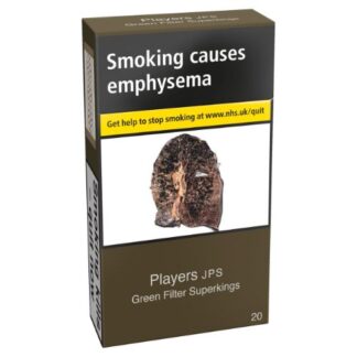 Players Green Filter Superkings Cigarettes 20