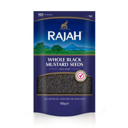 Rajah Whole Black Mustard Seeds 100g