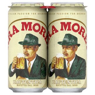 Birra Moretti Lager Beer 4x440ML Cans