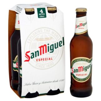 San Miguel Premium Lager Beer 4 x 330ml