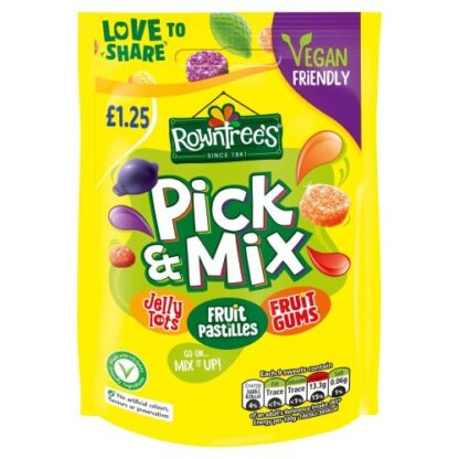 Rowntree's Pick & Mix Vegan Friendly Sweets Sharing Bag 120g