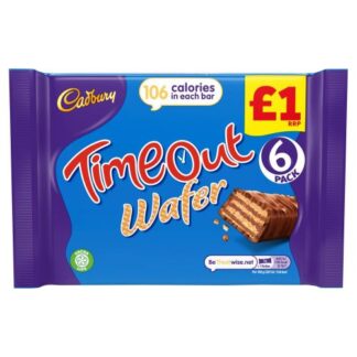 Cadbury Timeout Wafer Bar 6 Pack 121.2g