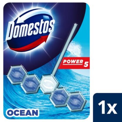 Domestos Power 5 Toilet Rim Block Ocean 55 g