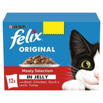 Felix Original Meaty Selection in Jelly 12 x 100g