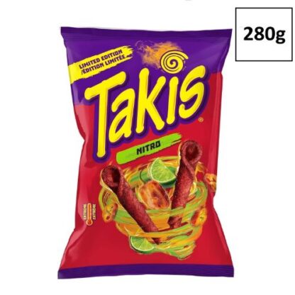 Takis Nitro Rolled Tortilla Corn Chips 280gm