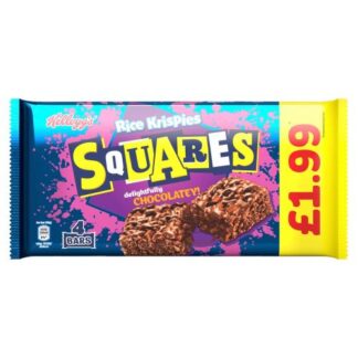 Kelloggs Rice Krispies Squares Chocolate 4x36g