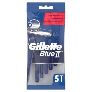 Gillette BlueII Disposable Razors x 5
