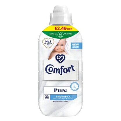 Comfort Fabric Conditioner Pure 33 Wash 990 ml