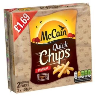 McCain Quick Chips Straight 2 x 100g