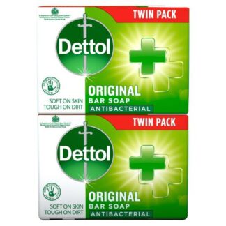 Dettol Antibacterial Bar Soap Original, Twin Pack 2x100g