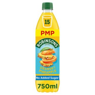 Robinsons Orange and Pineapple No Added Sugar Squash 750ml