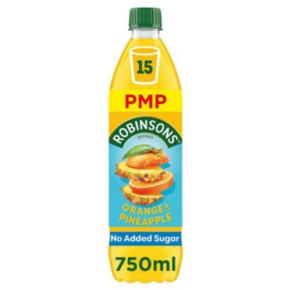 Robinsons Orange and Pineapple No Added Sugar Squash 750ml